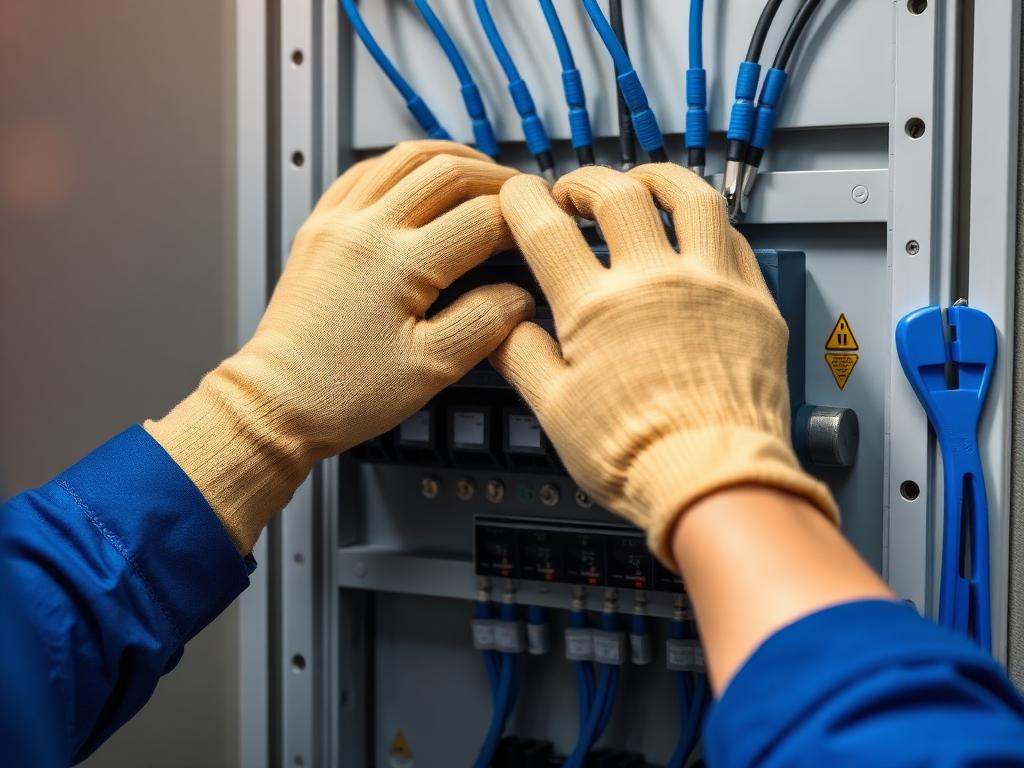 Eletricista profissional trabalhando no Rio de Janeiro